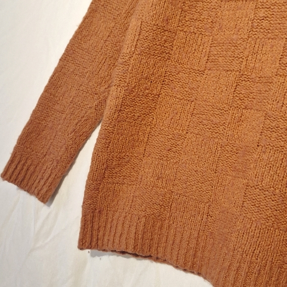 Oversized Off Shoulder Wool Knit Sweater, sz 6 NWOT - Picture 5 of 9